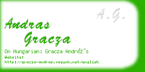 andras gracza business card